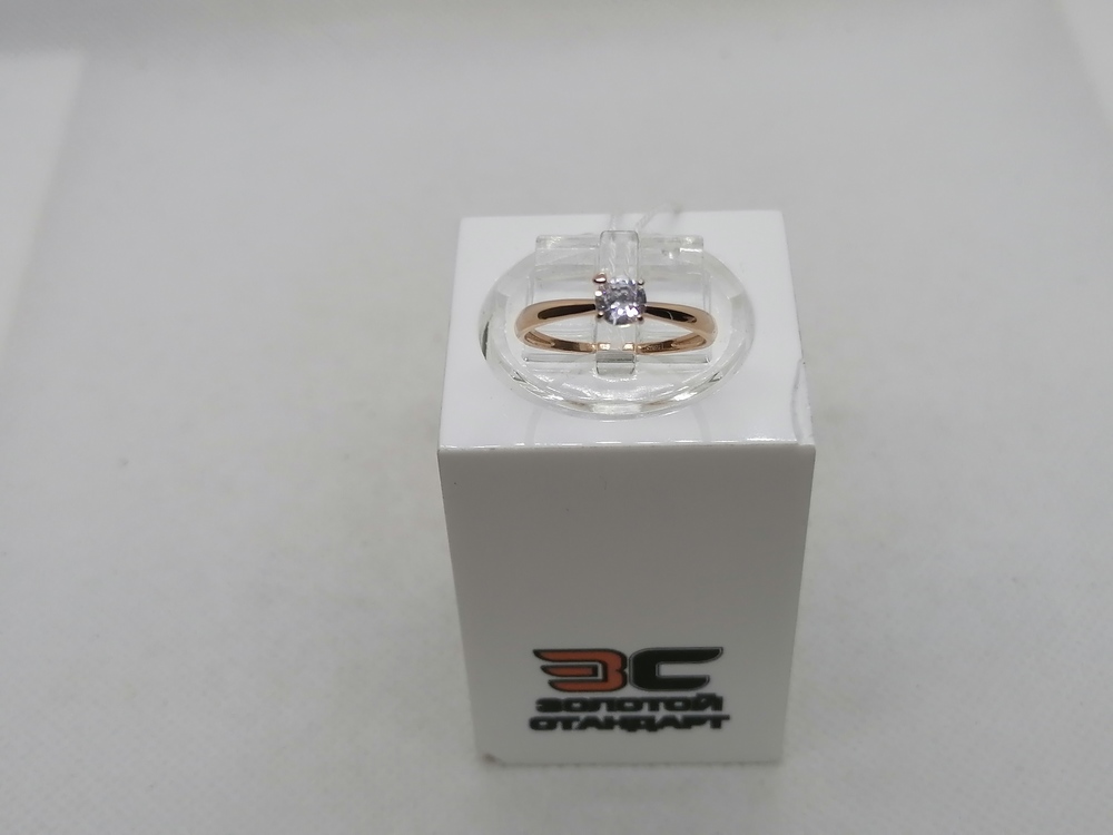 КОЛКМ585 КОЛЬЦО С КАМНЕМ (Au 585)