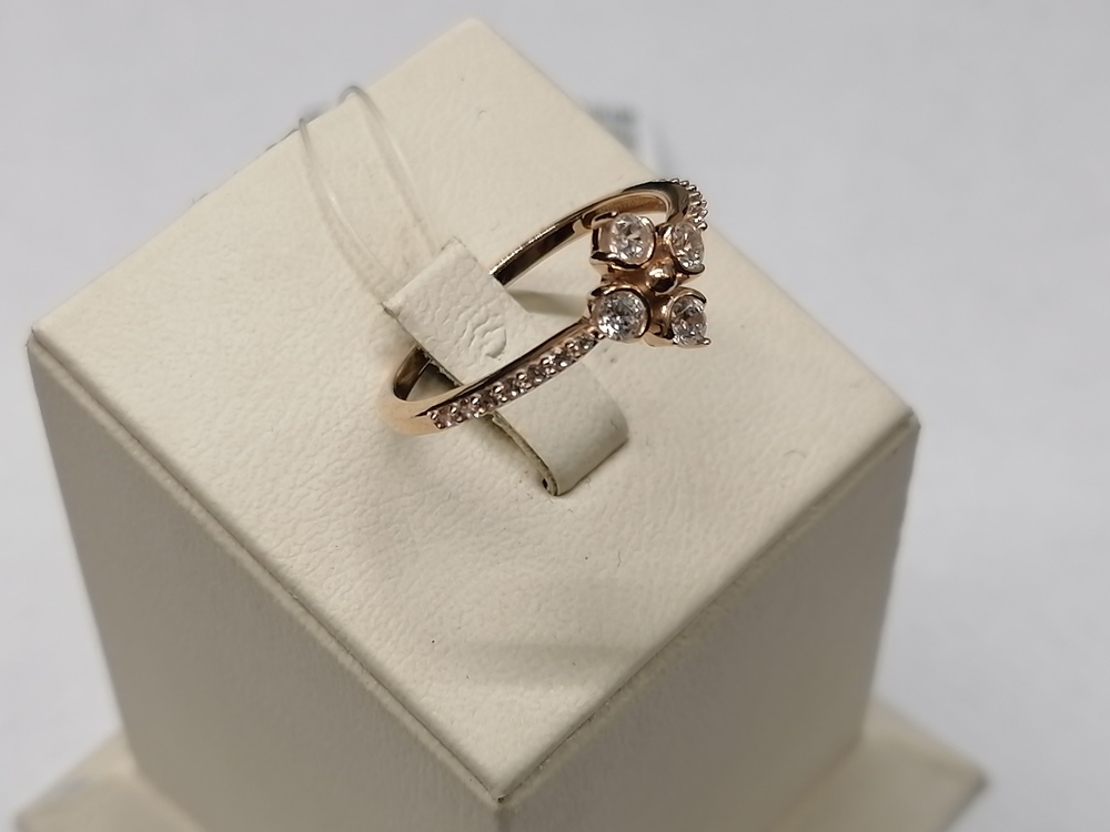 КОЛЬЦО С КАМНЯМИ (Au 585)