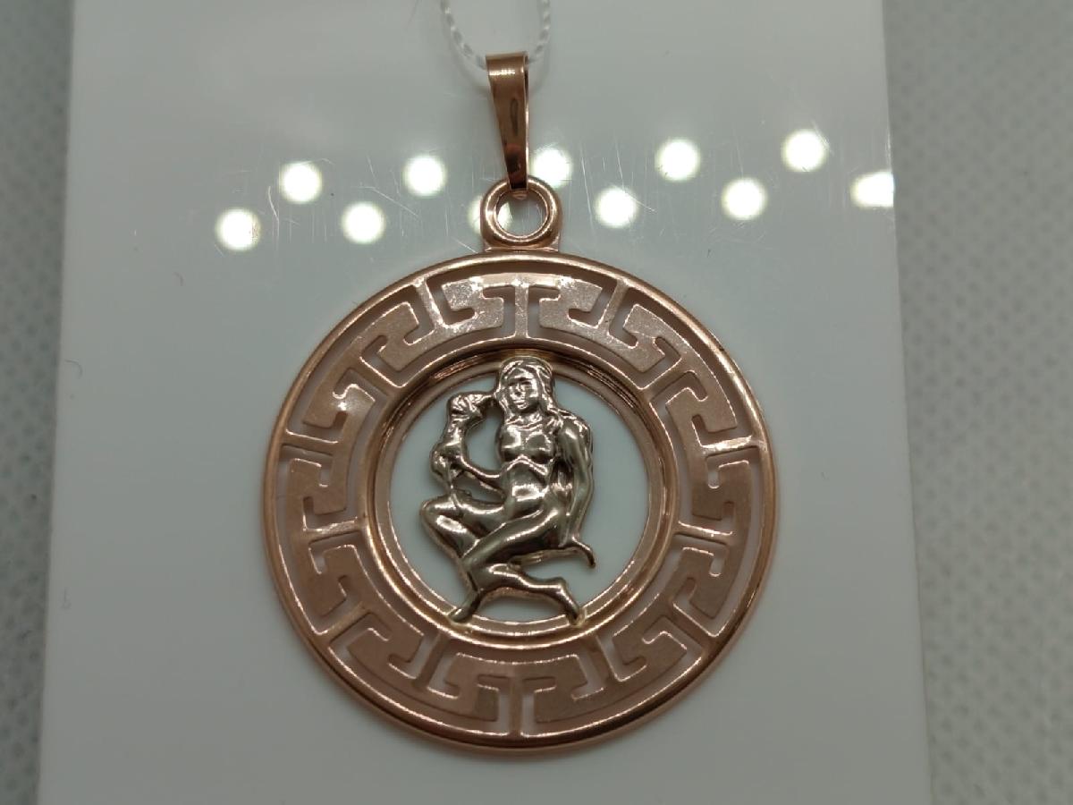 ПОДВЕСКА ЗНАК ЗОДИАКА ДЕВА (Au 585)