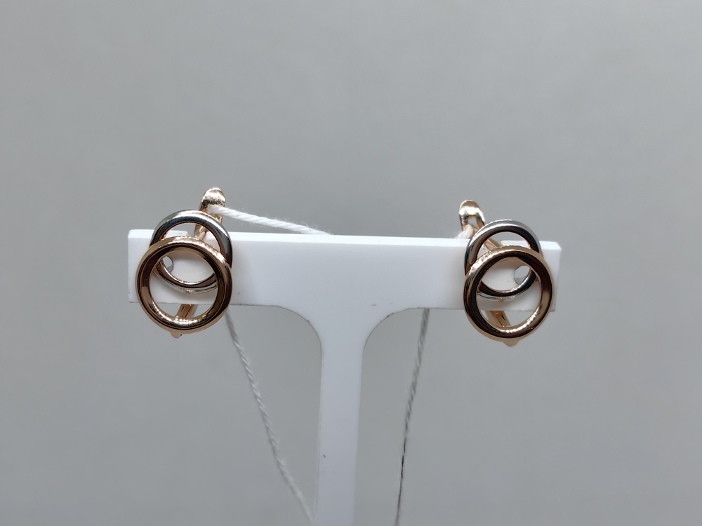 СЕРЬГИ БЕЗ КАМНЯ (Au 585)