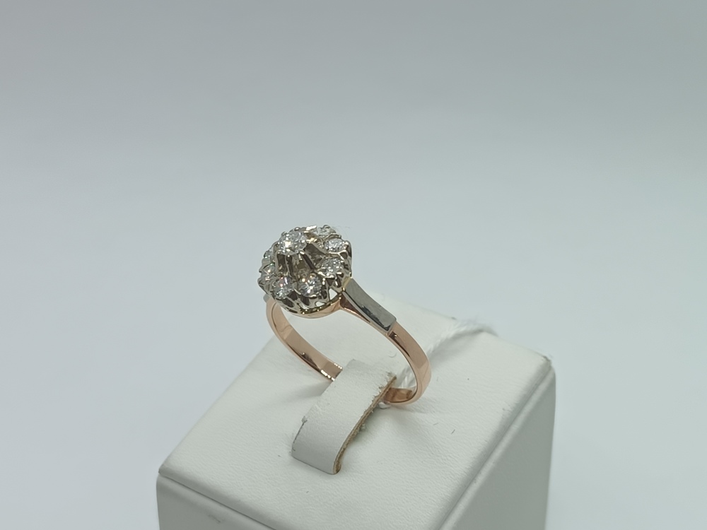 КОЛЬЦО БРИЛЛИАНТ Au 583