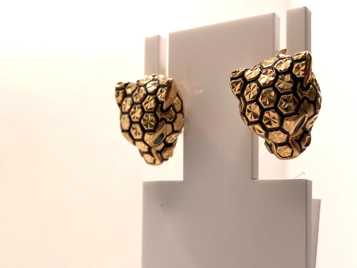 СЕРЬГИ ЭМАЛЬ (Au 585)