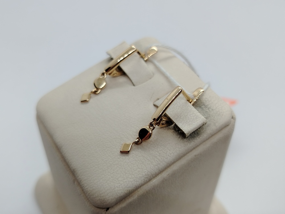 СЕРЬГИ БЕЗ КАМНЯ (Au 585)