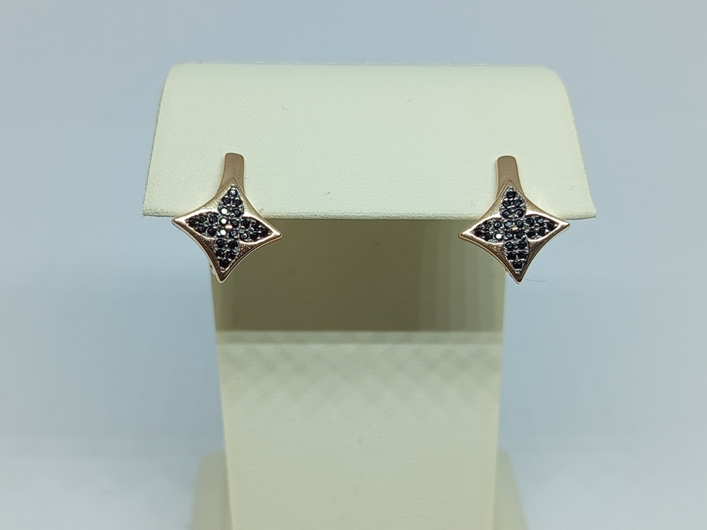 СЕРЬГИ С КАМНЯМИ (Au 585)