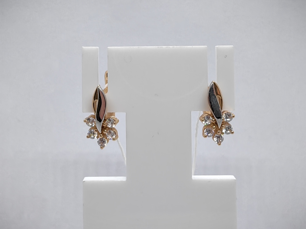 СЕРЬГИ С КАМНЯМИ (Au 585)