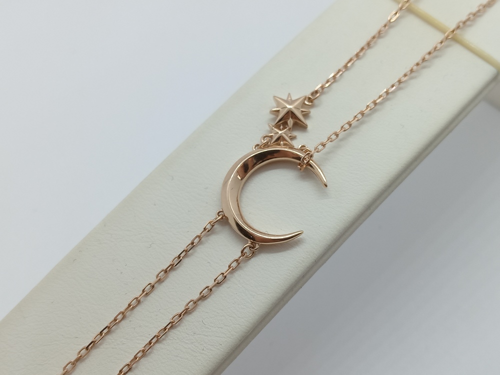 БРАСЛЕТ НА НОГУ без камня (Au 585)