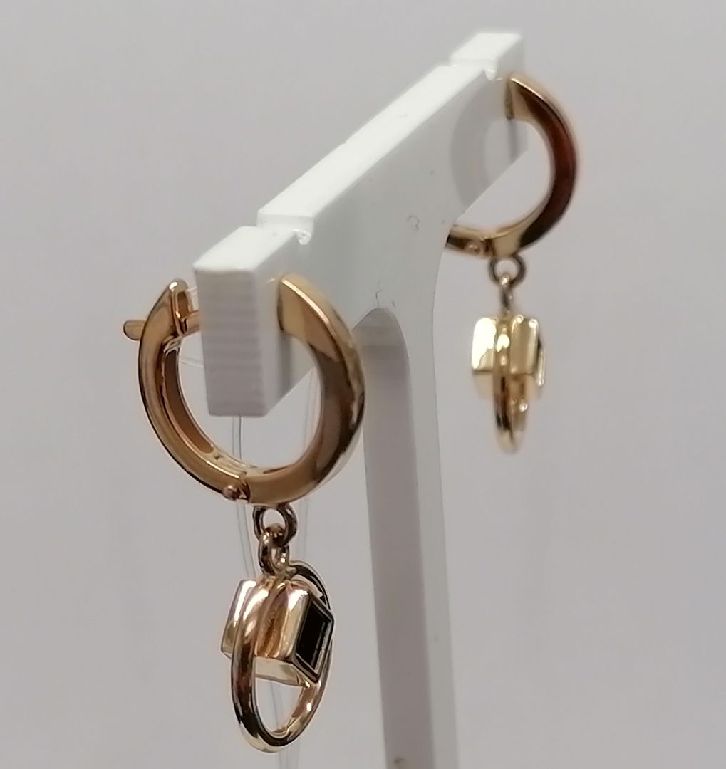 СЕРЬГИ ОНИКС (Au 585)