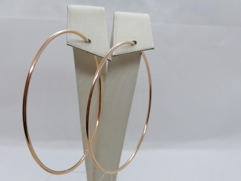 СЕРЬГИ КОНГО без камня (Au 585) СЕРЬГИ КОНГО без камня (Au 585)