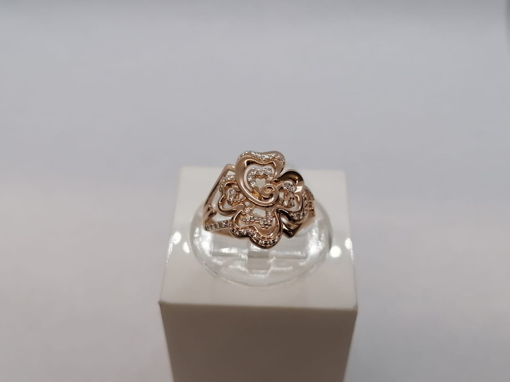 КОЛКМИ585 КОЛЬЦО С КАМНЯМИ (Au 585)