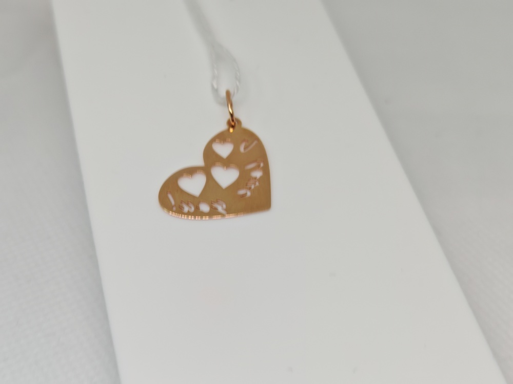 ПОДВЕСКА БЕЗ КАМНЯ Au 585