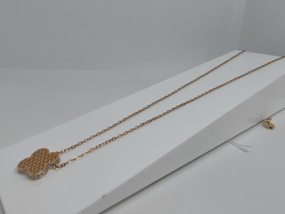 КОЛЬЕ С КАМНЯМИ (Au 585)