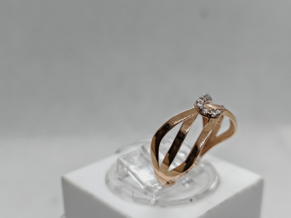КОЛКМИ585 КОЛЬЦО С КАМНЯМИ (Au 585)