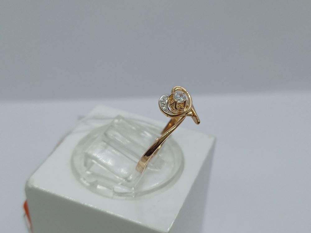 КОЛКМИ585 КОЛЬЦО С КАМНЯМИ (Au 585)