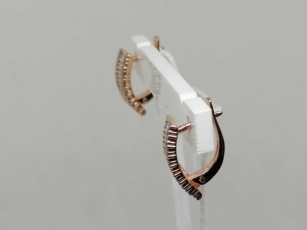 СЕРЬГИ С КАМНЯМИ (Au 585)