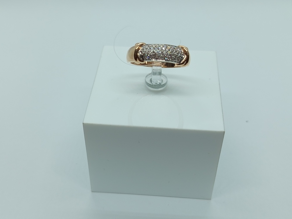 КОЛЬЦО С КАМНЯМИ (Au 585)