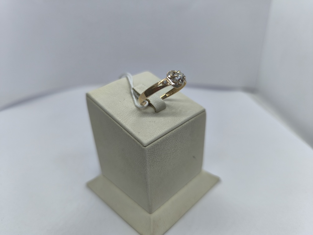 КОЛКМИ585 КОЛЬЦО С КАМНЯМИ (Au 585)