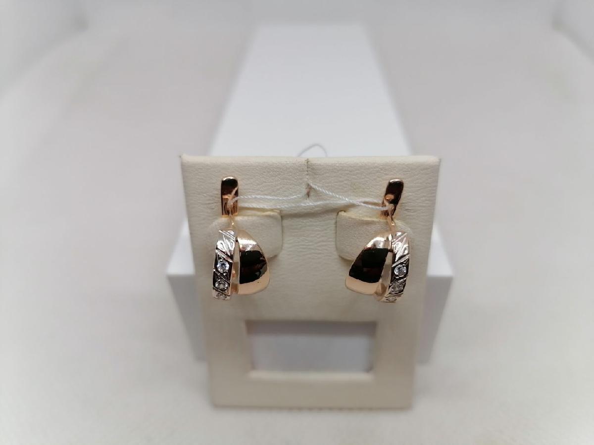 СЕРЬГИ С КАМНЯМИ (Au 585)