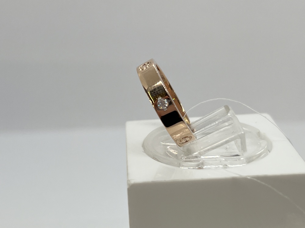 КОЛЬЦО С КАМНЯМИ (Au 585)