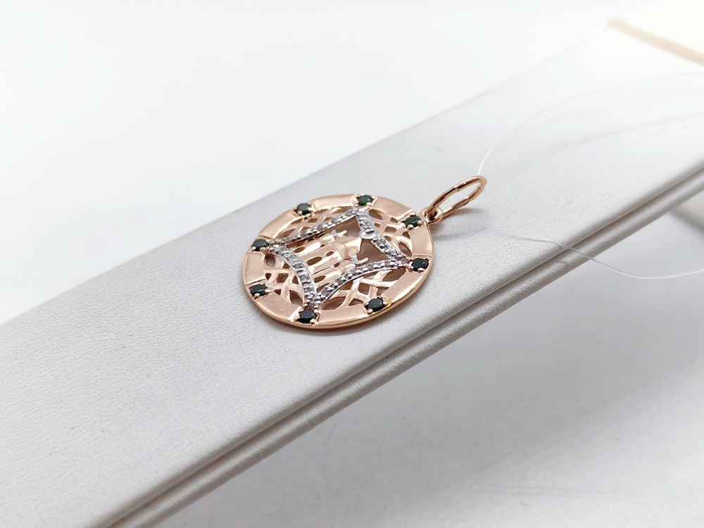 ПОДВЕСКА С КАМНЯМИ (Au 585)