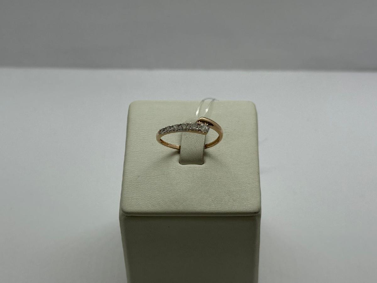 КОЛЬЦО С КАМНЯМИ (Au 585)