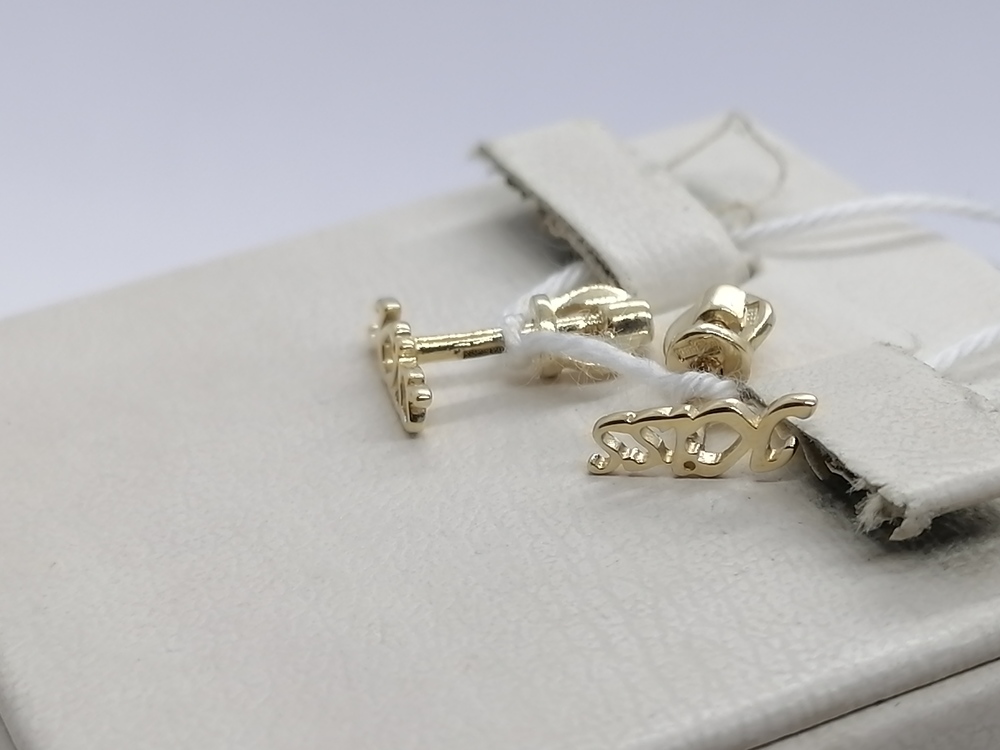 СПУС585 СЕРЬГИ ПУСЕТЫ (Au 585)