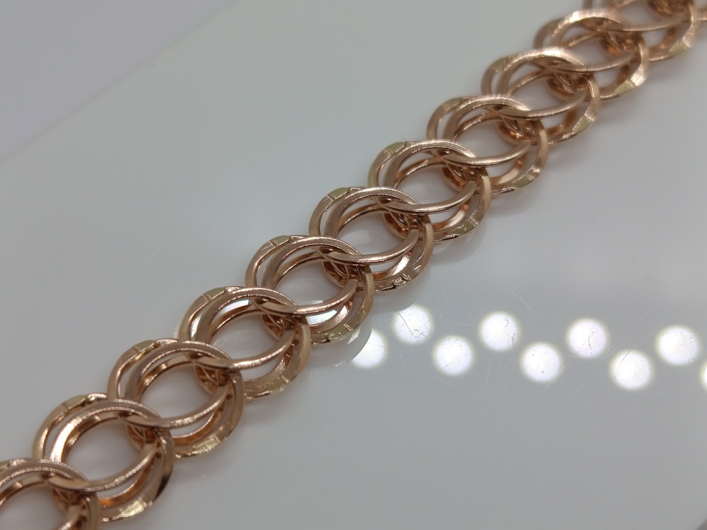 БРАСЛЕТ ПОЛНОВЕСНЫЙ Итальянка Au 585