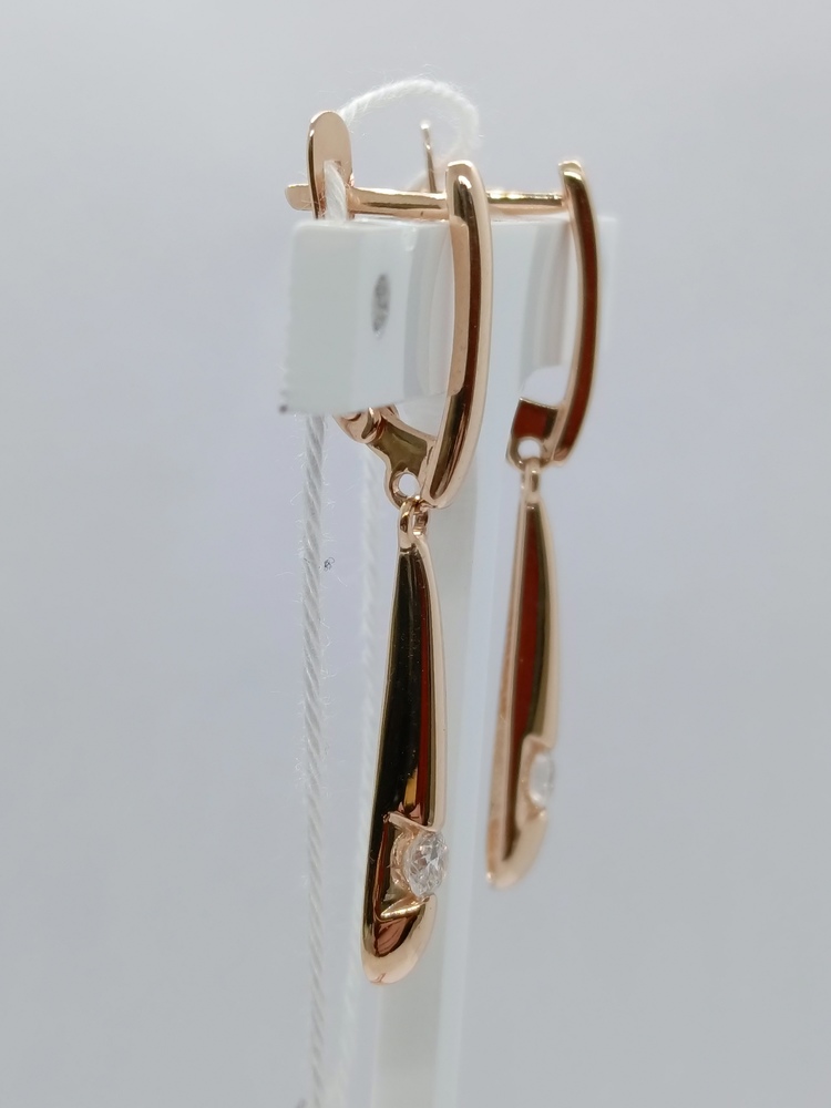 СЕРЬГИ БРИЛЛИАНТ (Au 585)