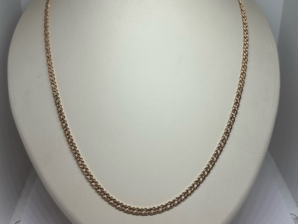 ЦПР2585 ЦЕПЬ ПУСТОТЕЛАЯ Ромб двойной (Au 585)