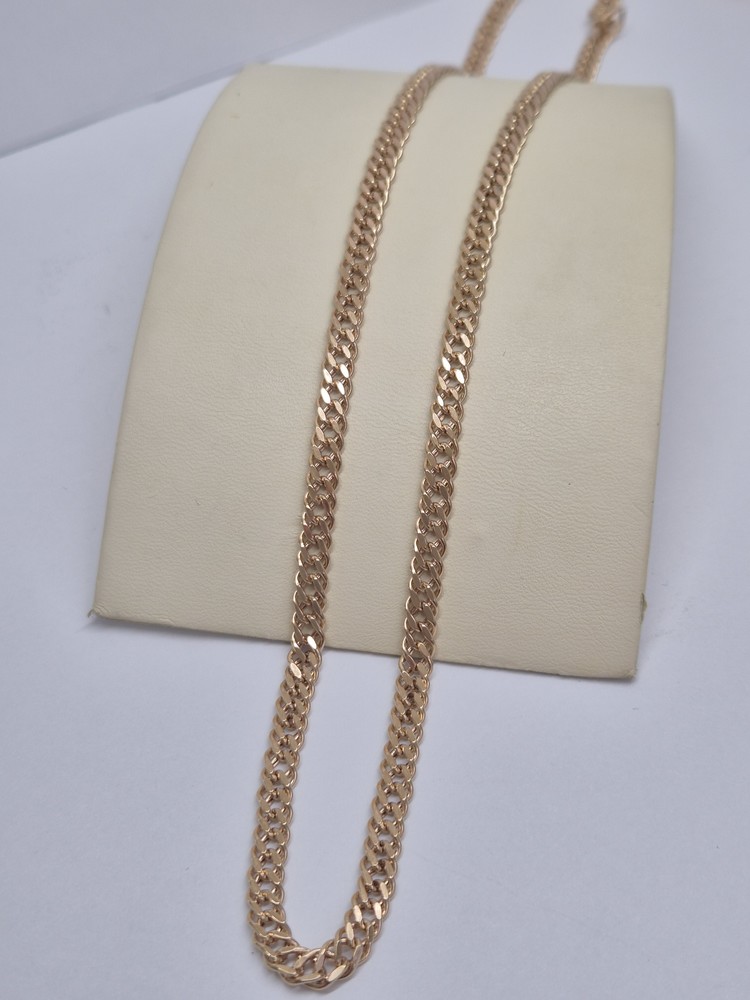 ЦПР2585 ЦЕПЬ ПУСТОТЕЛАЯ Ромб двойной (Au 585)