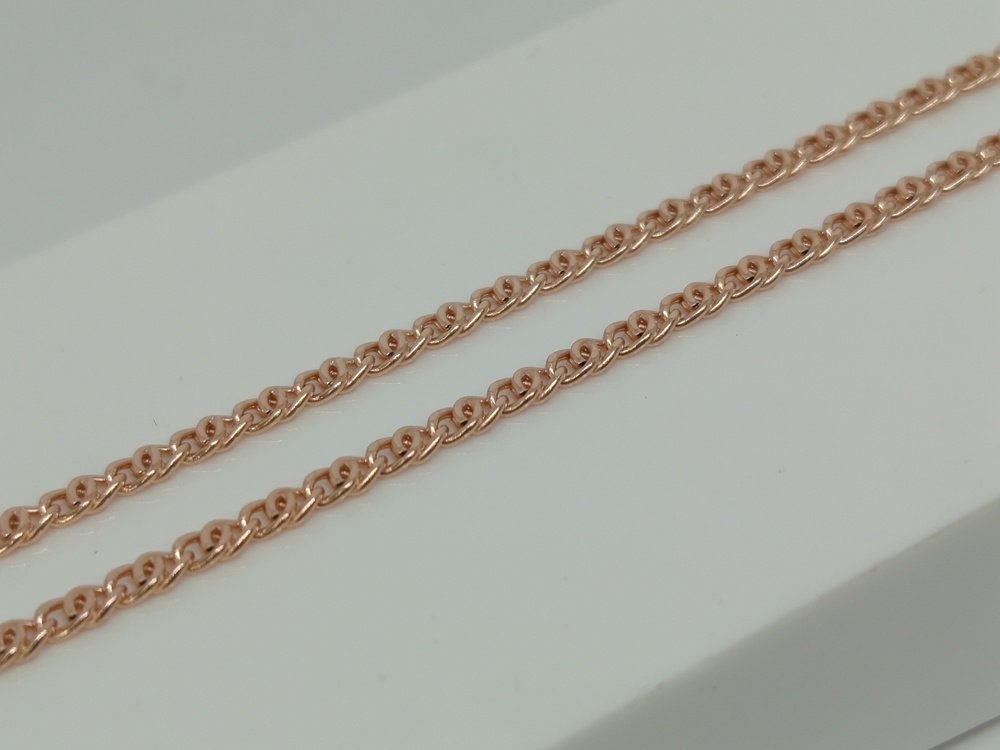 ЦЕПЬ ПУСТОТЕЛАЯ Птичий глаз(глаз пантеры) (Au 585)