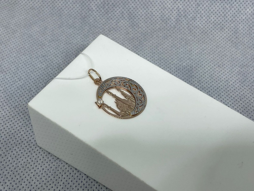 033277 ПОДВЕСКА МЕЧЕТЬ (Au 585)