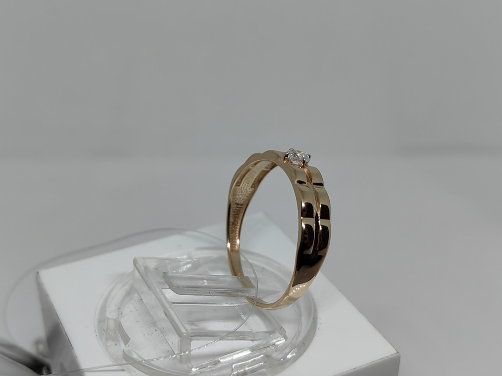 КОЛЬЦО С КАМНЕМ (Au 585)