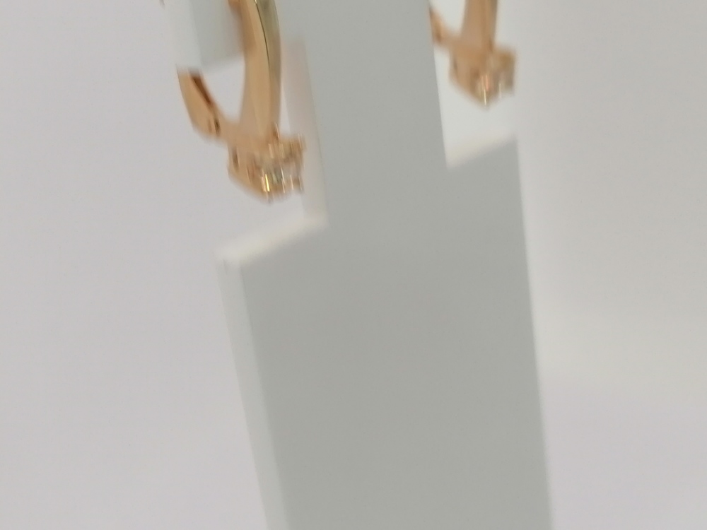 СЕРЬГИ С КАМНЕМ (Au 585)