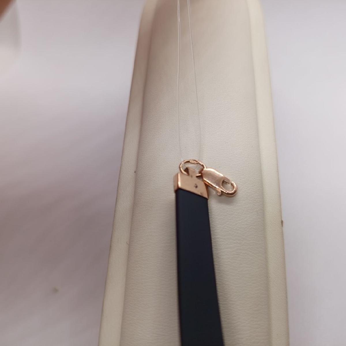 БРАСЛЕТ КАУЧУК со вставками (Au 585)