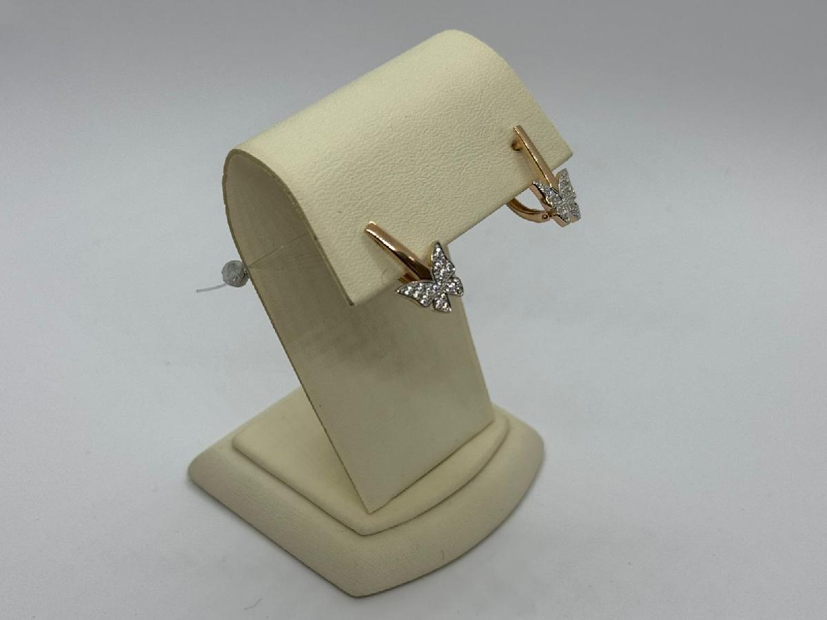 СЕРЬГИ С КАМНЯМИ (Au 585)