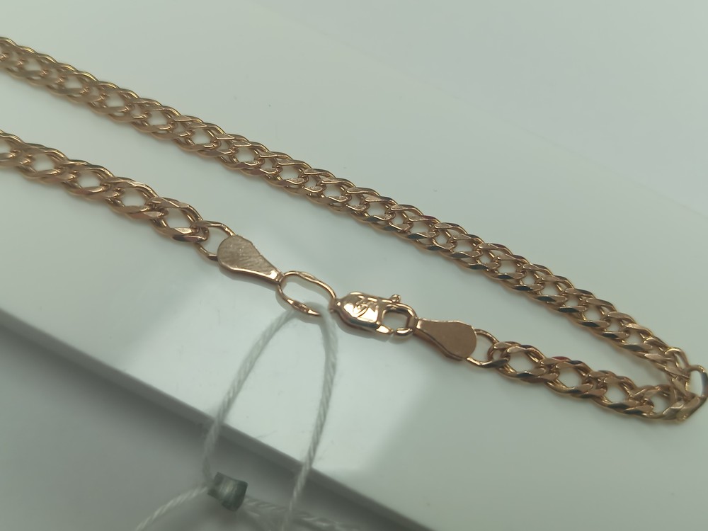 ЦЕПЬ ПОЛНОВЕСНАЯ Ромб двойной (Au 585)