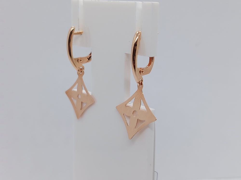 СЕРЬГИ БЕЗ КАМНЯ (Au 585)