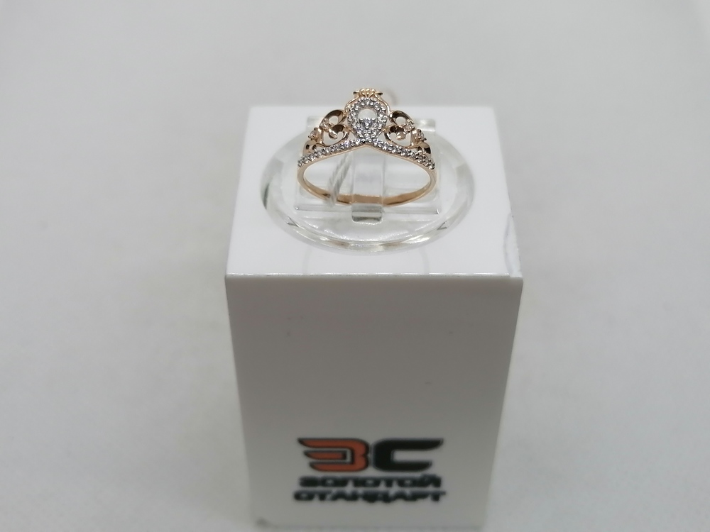 КОЛКМИ585 КОЛЬЦО С КАМНЯМИ (Au 585)