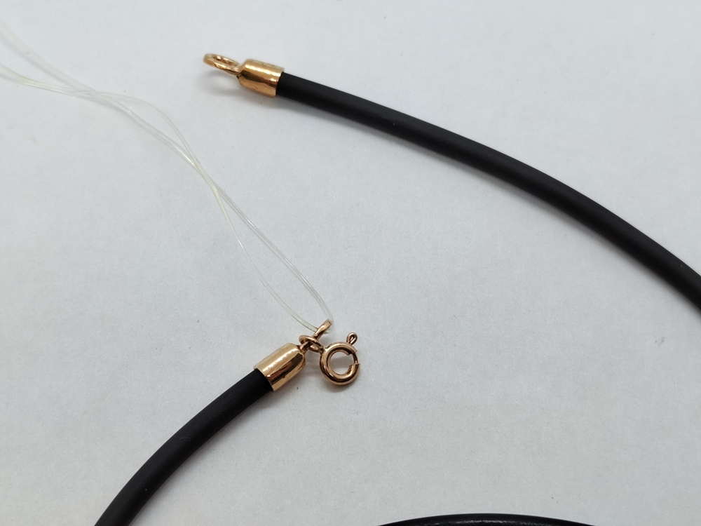 6033 КОЛЬЕ КАУЧУК (Au 585)