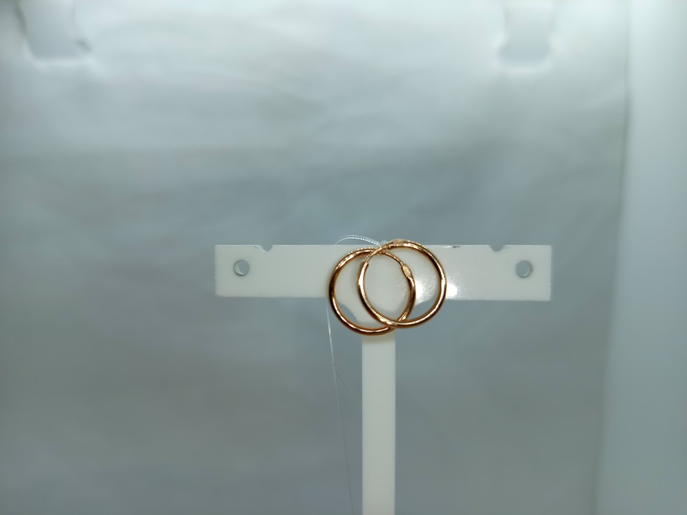 СЕРЬГИ КОНГО без камня (Au 585)