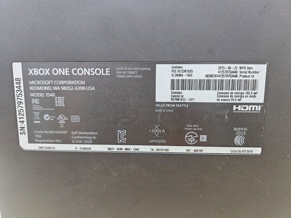 Игровая приставка Xbox One 500Gb