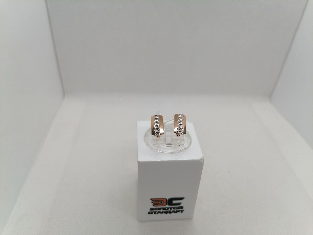 СБКМ585 СЕРЬГИ БЕЗ КАМНЯ (Au 585)