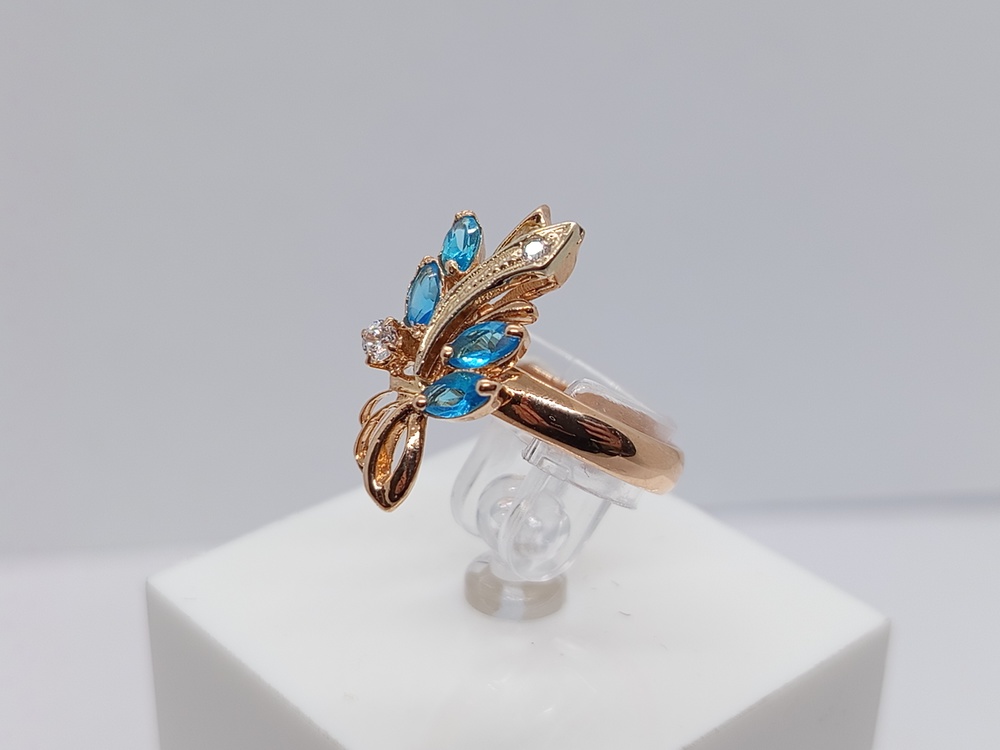 КОЛКМИ585 КОЛЬЦО С КАМНЯМИ (Au 585)