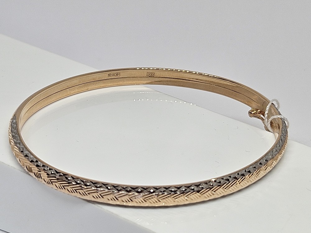 А 022060 БРАСЛЕТ ЖЕСТКИЙ без камня (Au 585)