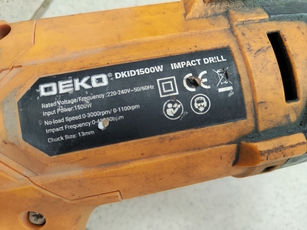 Дрель-ударная DEKO DKID1500W