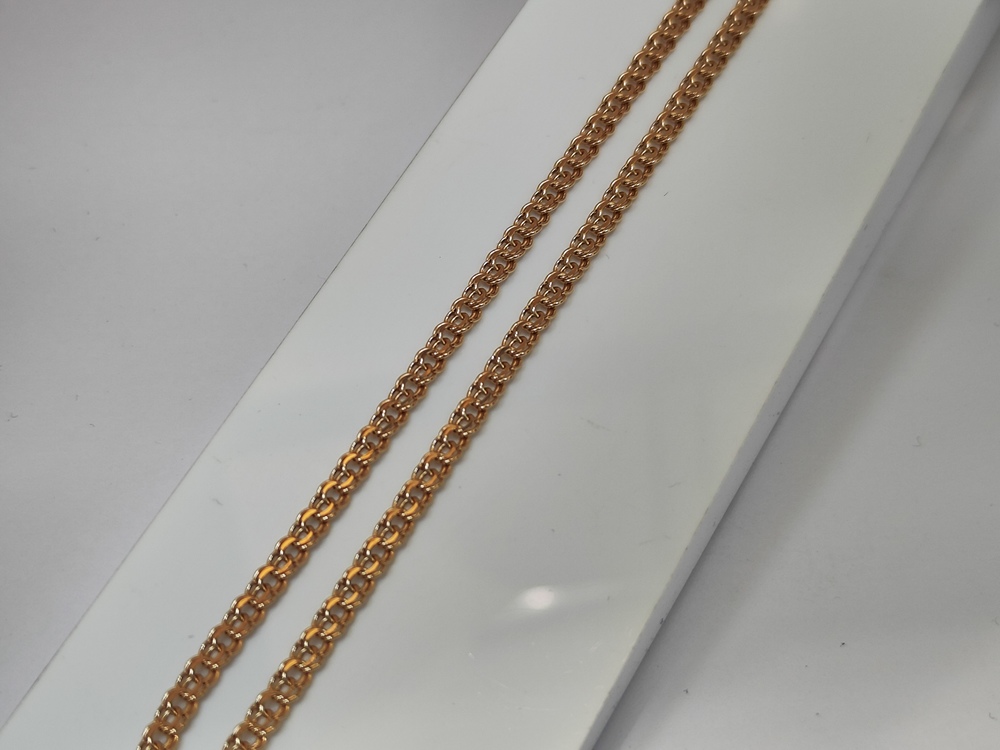 ЦЕПЬ ПУСТОТЕЛАЯ Бисмарк (Au 585)