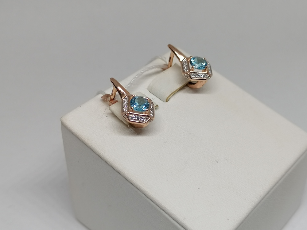 СКМИ585 СЕРЬГИ С КАМНЯМИ (Au 585) СКМИ585 СЕРЬГИ С КАМНЯМИ (Au 585)