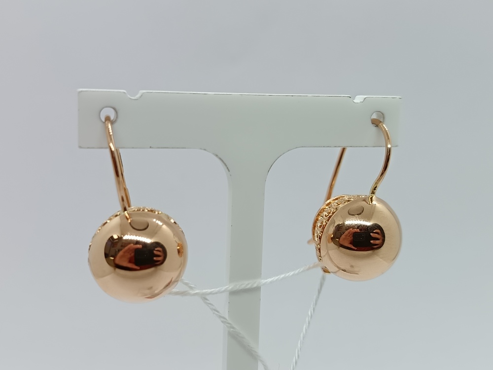 СШР585 СЕРЬГИ ШАРЫ (Au 585)