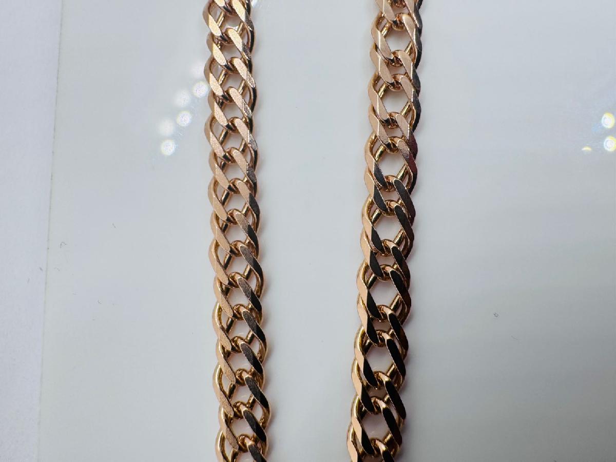 ЦЛР2585 ЦЕПЬ ПОЛНОВЕСНАЯ Ромб двойной (Au 585)