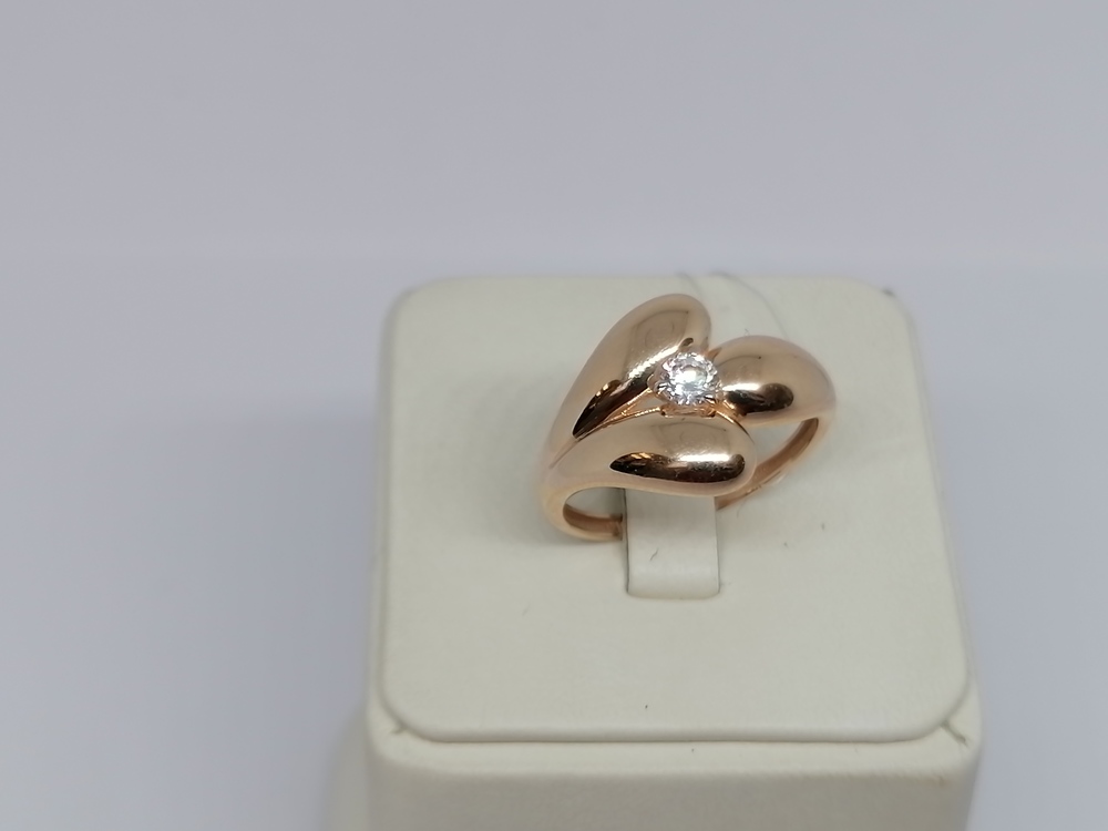 КОЛЬЦО С КАМНЕМ (Au 585)